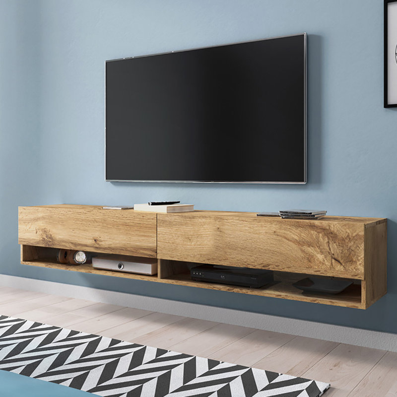 Amoretta TV Stand, 30cmH x 180cmL x 32.5cmW, Dark Oak