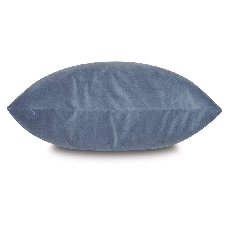Maude Square Polyester/Polyester Blend Pillow Cover and Insert, Polyester, Blue