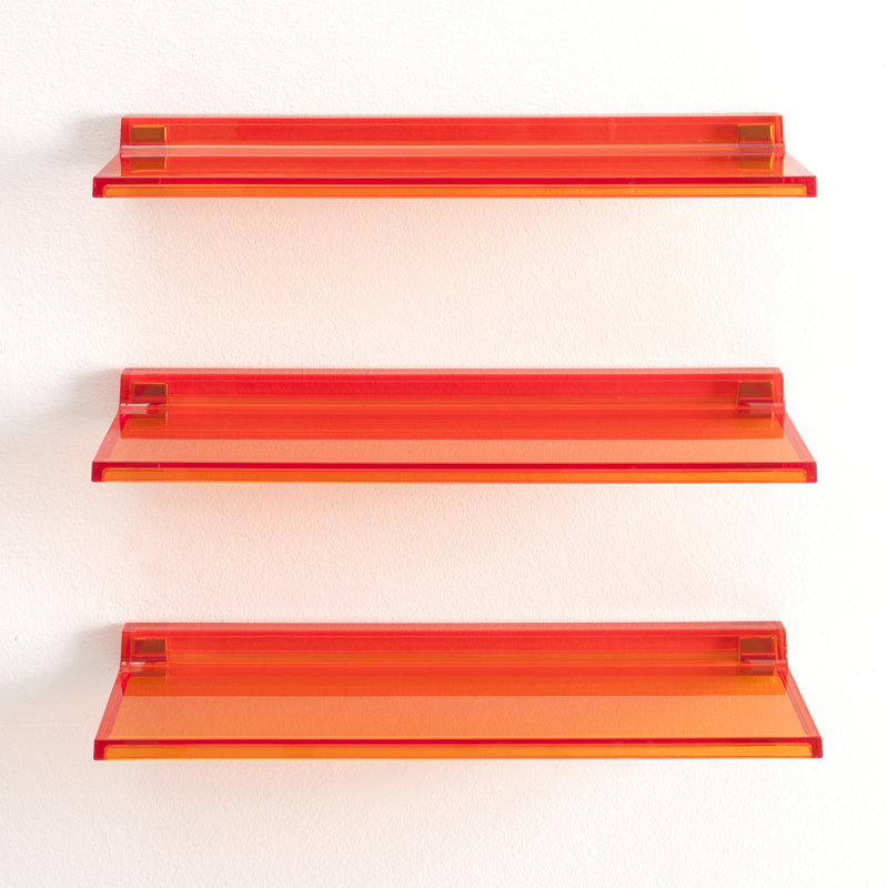 Shelfish Shelf, Tangerine Orange