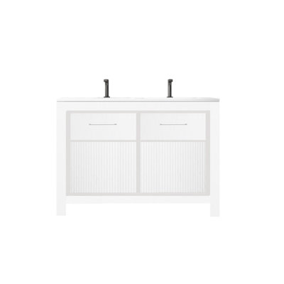 Ensemble de meuble-lavabo double 48 po
