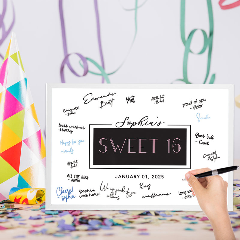 Paper Birthday Sign