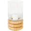 Lampe ouragan ronde en verre Delevan Cole and Gray