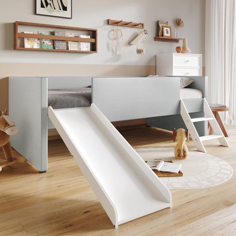 Lit mezzanine simple pour enfants, Argent