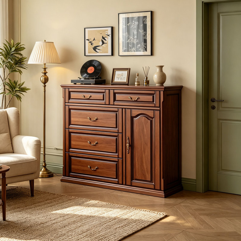 Armoire à chaussures American Style, Brun