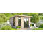 Powersheds 12 x 10ft Pent Log Cabin, Doors to the Right - 44mm