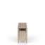 Console de divertissement 72 po en sable, 4 portes de rangement, console de télévision en bois massif de couleur sable, compartiments, look transitionnel, peut accueillir des téléviseurs de 50 à 59 po
