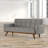 Erion Twin 78.5'' Upholstered Convertible Sofa