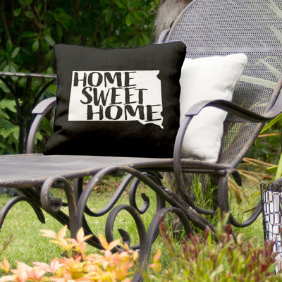 Home Sweet Indoor/Outdoor Throw Pillow