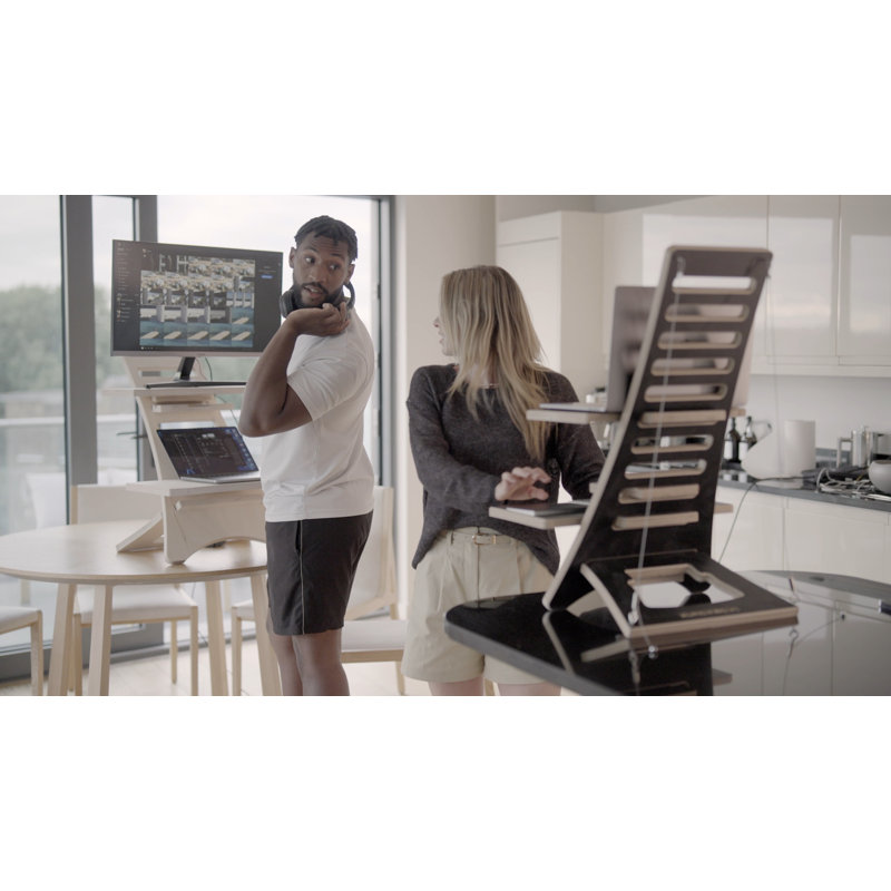 Partone Adjustable Curved Standing Desk