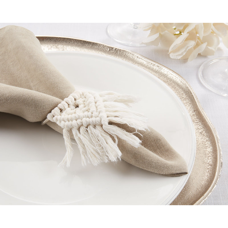 Rond de serviette, Blanc