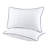 Dan River 2 Pack Piping Down Alternative Pillow Set (White)-1978296275