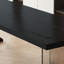 Bureau en bois massif noir: pieds en acrylique-704299199