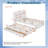 Wood Storage Platform Bed with LED Headboard, USB Charging Ports, Trundle Bed & Drawers-864881529-864881530