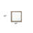 40" Square Wood Framed Accent Mirror