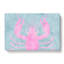 Pink & Duck Egg Blue Lobster Art - Wrapped Canvas-56632666