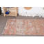 Tapis décoratif 2,9 x 6,2 pi, tapis turcs, tapis rétro, tapis bohème, tapis antiques, tapis orange Anatolian