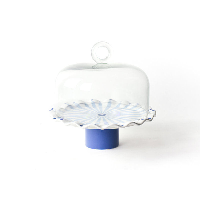 Présentoir à gâteaux Iris Blue Burst 11