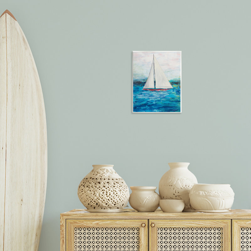 Art mural, "Bateau à voile" par Courtney Prahl