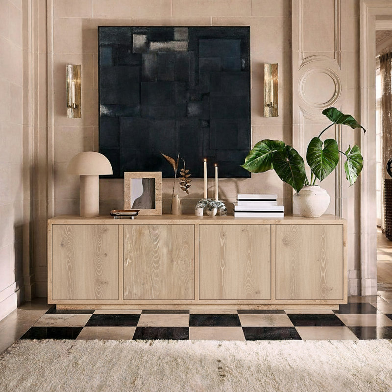 Breyson 72'' Solid Wood Sideboard, Oak