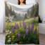 Jeté en flanelle de luxe Lupines & Daisies-134322703