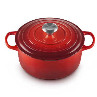 Le Creuset Signature Enameled Cast Iron Round Dutch Oven with Lid