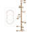 Floor To Ceiling Cat Tree Height Adjustable, Sturdy Tall Cat Tree With Scratching Posts, Cat Tower For Indoor