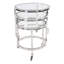 Chariot-bar en acier inoxydable Antoinette