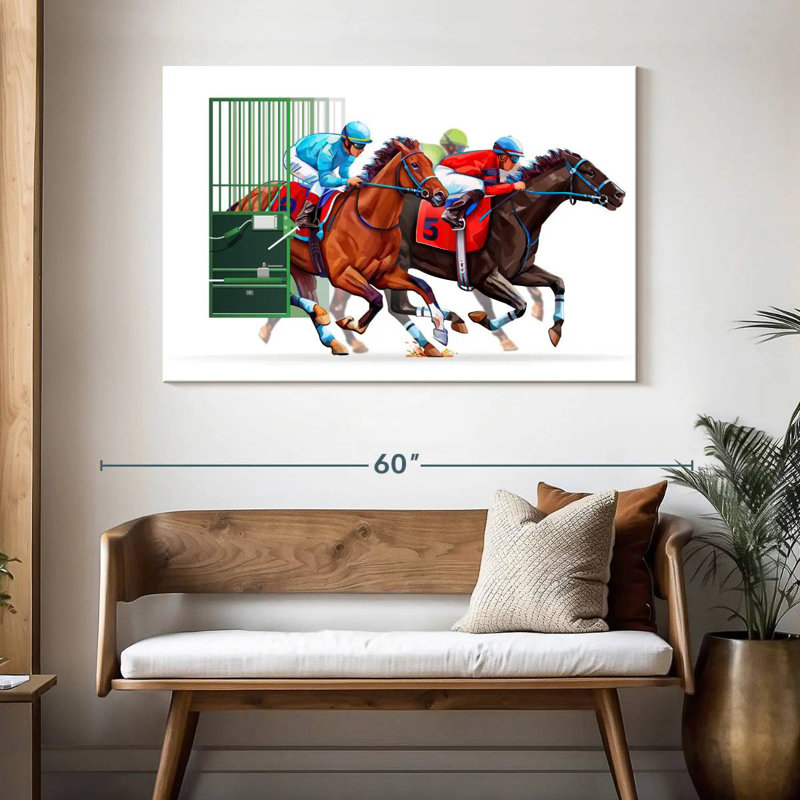 Sireci Derby, 32" H x 48" W