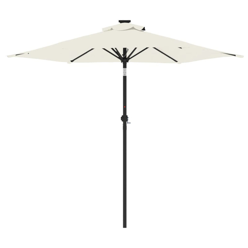 Beach Parasol, 212cm H x 225cm W x 225cm D, White