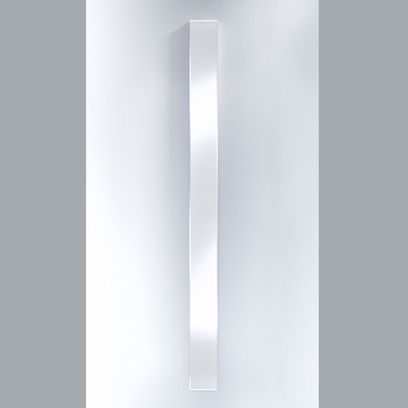 Burnam Metal Flat Mirror, Aluminium, 175cm H x 50cm W
