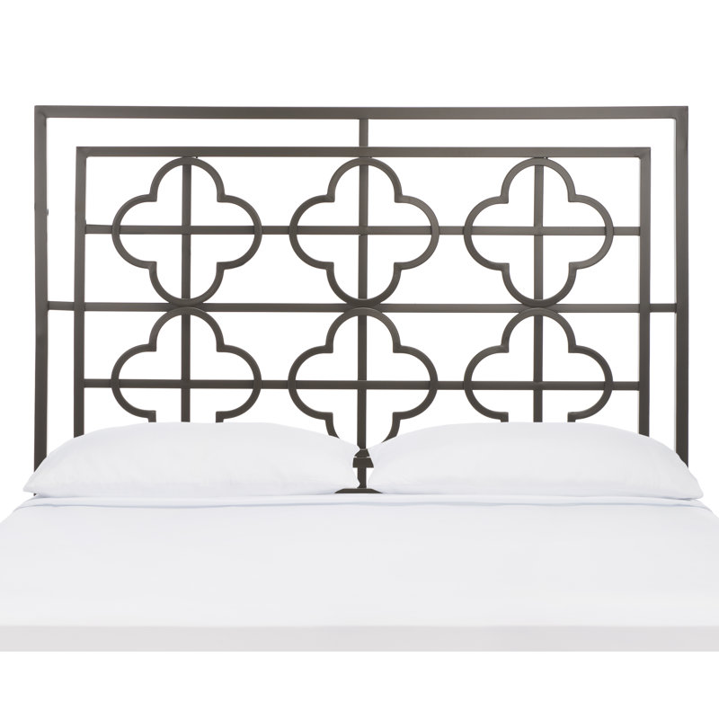 Lucinda Open-Frame Headboard, Queen, Gunmetal