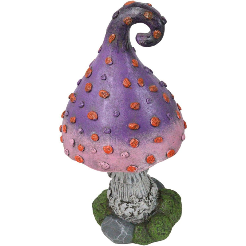 Figurine champignon crocheté tacheté Fairy Garden