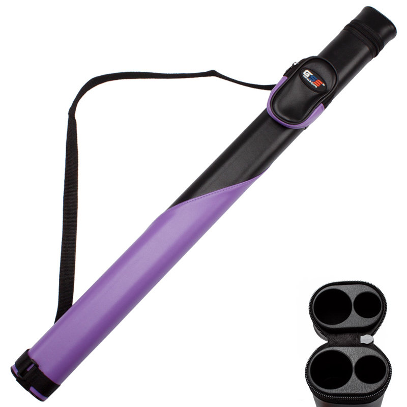 Étui de billard rigide 1x1 Deluxe, Noir / mauve