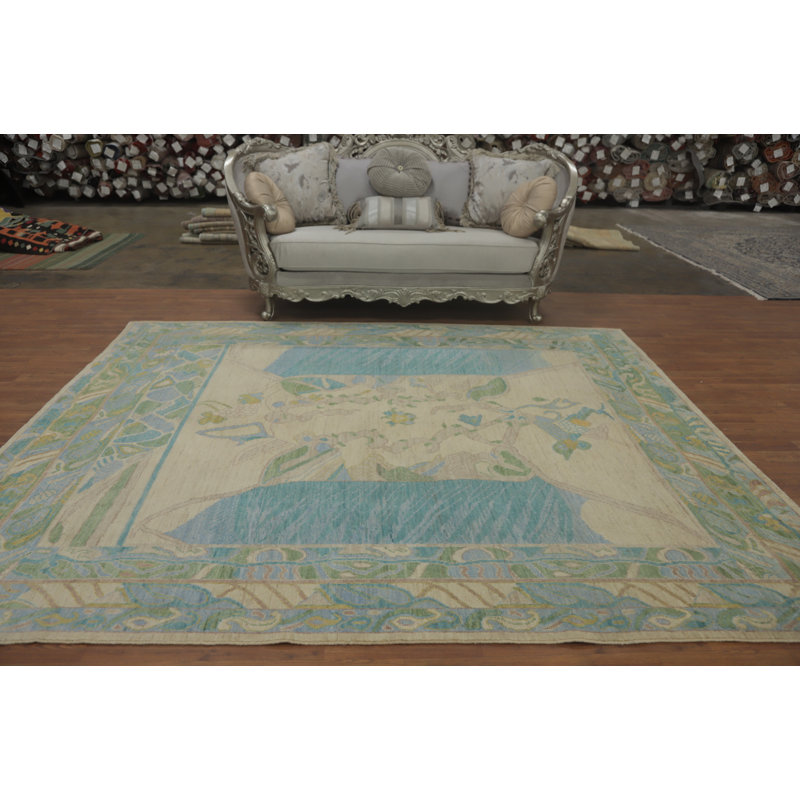 Tapis teint à la main Oushak 8 x 10