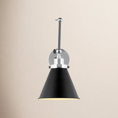 Single Light Dimmable Swing Arm Sconce
