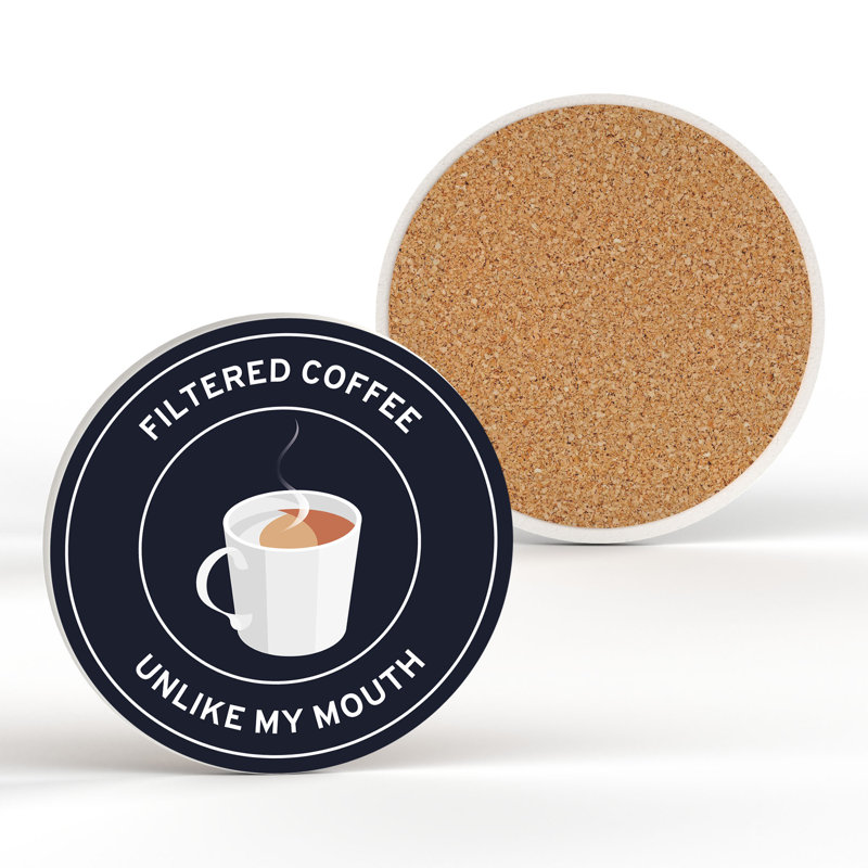 Kana Ceramic Round 1 Piece Coaster