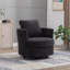 Fauteuil demi-tonneau pivotant en chenille avec coussin moelleux-1129091298