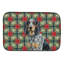 Tapis de séchage Bluetick Coonhound Christmas PoinsettIas