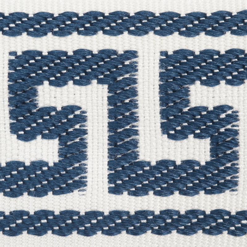 Étienne en soie grecque étroite, Bleu marine