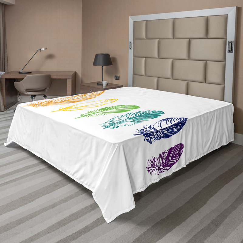 Drap plat Ambesonne, Drap plat pour très grand lit californien