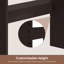 Armoire de rangement autoportante au-dessus de la toilette H 77 po Keedyn-631238638