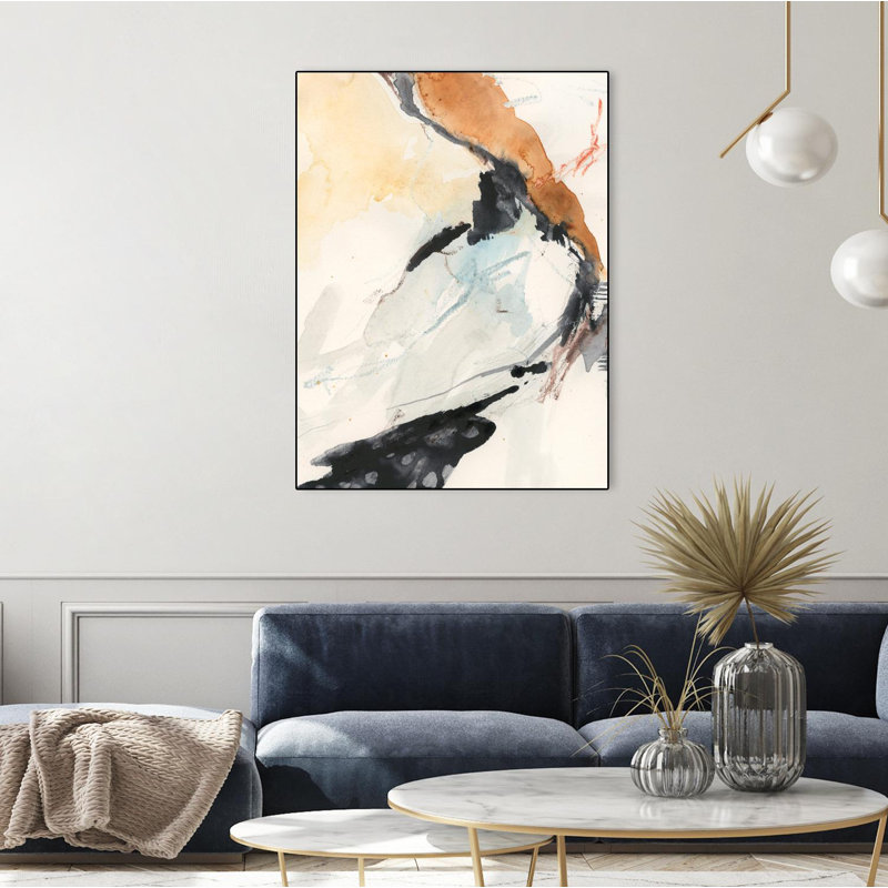 «Efflux I», toile encadrée par Giant Art, H 40 po x l 30 po