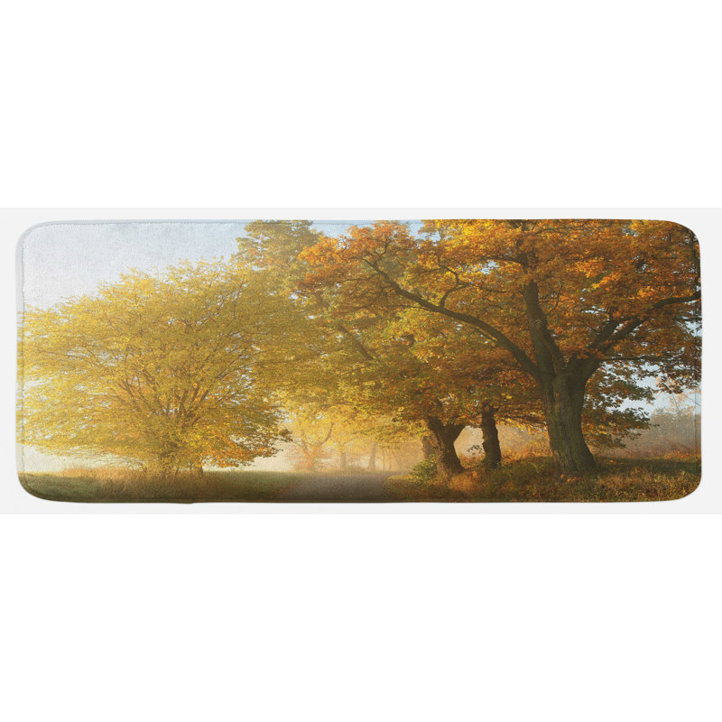 Rustic Polyester Kitchen Mat