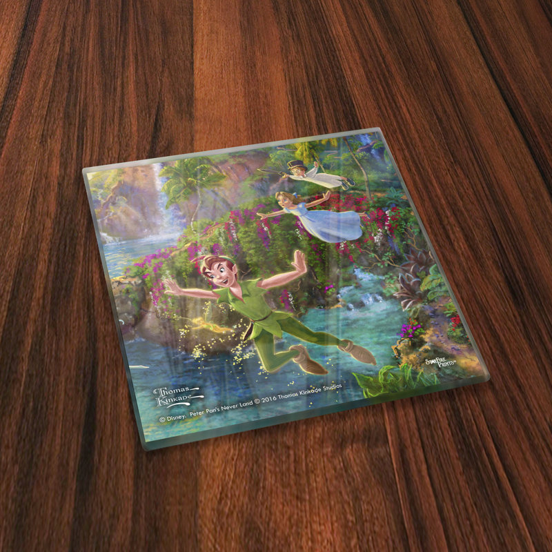Sous-verre en verre à moule disney peter