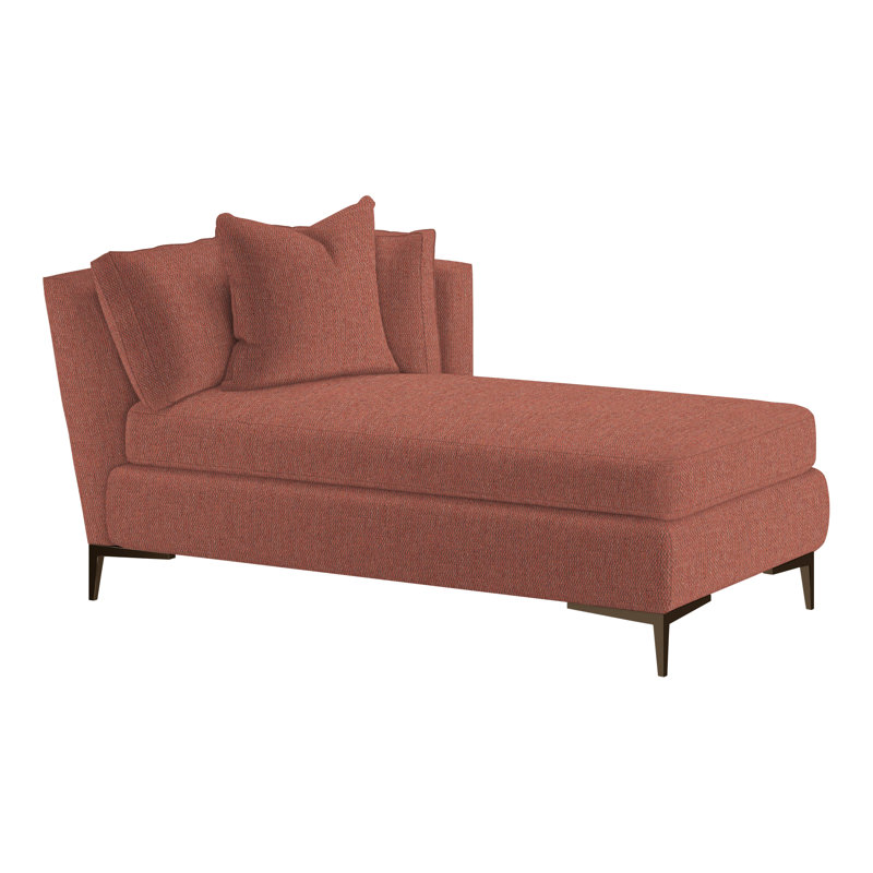 Aiden Chaise Lounge, Antique Bronze, Right Hand Facing, Hanover Twilight (Performance fabric) 1354-94