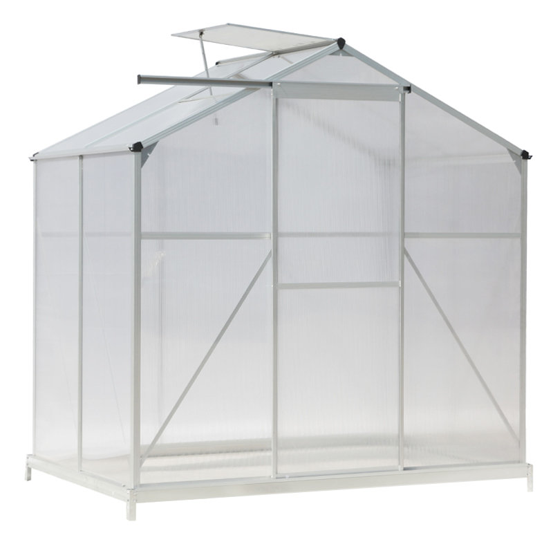 Aiza Greenhouse, 195cm H x 190cm W x 314cm D, White