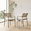 Chaises de salle à manger d'extérieur empilables à corde à séchage rapide Sedona-507583768
