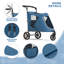 Chariot de transport pliable 3 roues-93312229