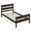 Wood Bed With Headboard And Footboard-1650968089