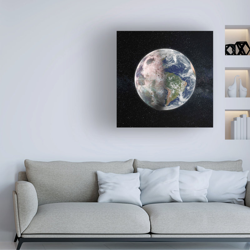 «Mother Glow II» sur toile, H 14 po x l 14 po